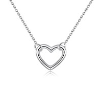 Heart Silver Necklaces SPE-737D